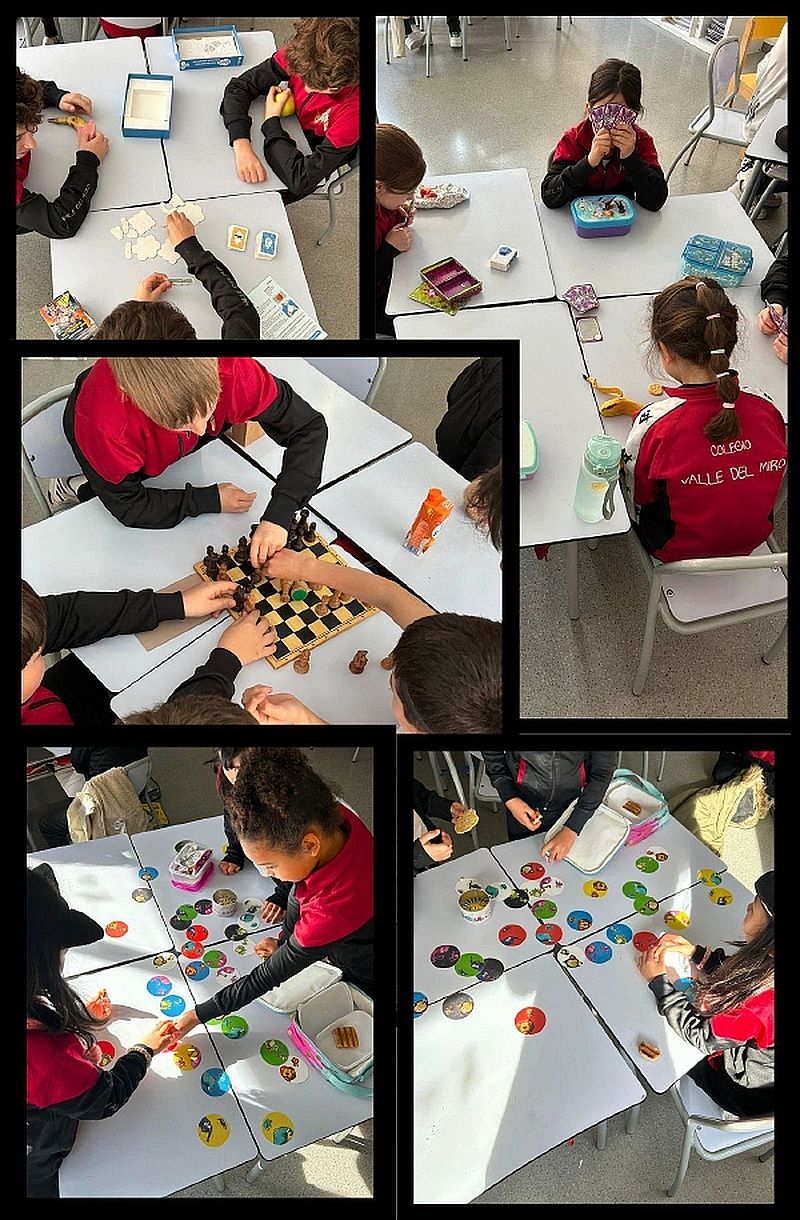 juegos de mesa primaria colegio bilingüe valle del miro