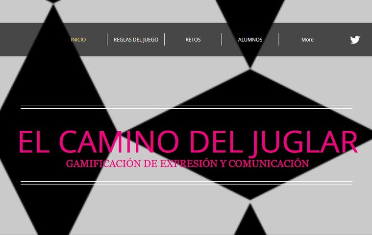 Página web 'El Camino del Juglar' colegio bilingue valle del miro valdemoro