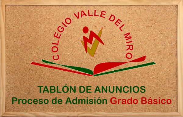 proceso de admisión FP Básica Valle del Miro